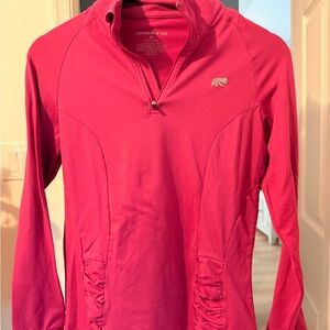 Marika Women's Pink Quarter-Zip Sweatshirt